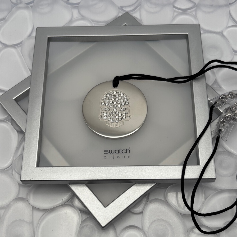 Swatch Bijoux Skull Stainless Steel Necklace